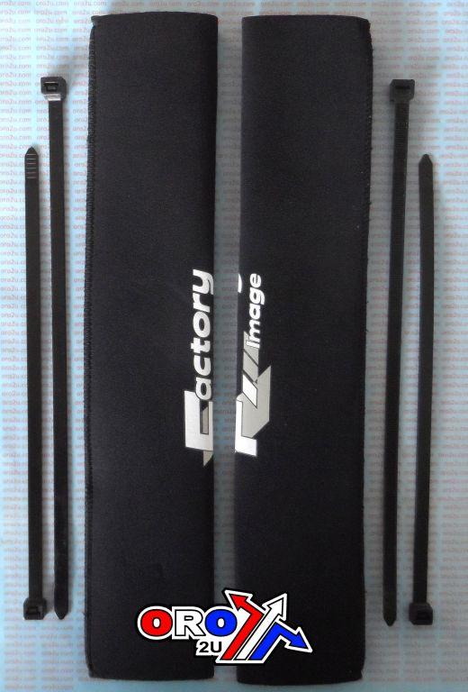 FIR Black Fork Savers Factory 45mm, Neoprene Fork Seal