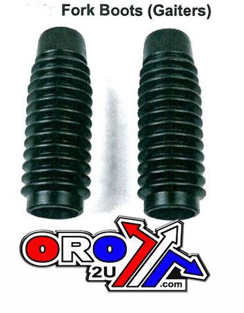 K&S Technologies 185mm Fork Boot Set Black, 51611-300-000 Honda Cb 70-76, KS16-3013