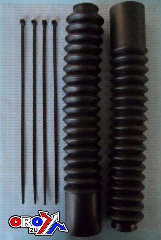 FIR 340mm Fork Gaiters Black, MC-04202bk