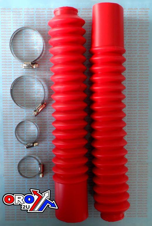 FIR 340mm Fork Gaiters Red