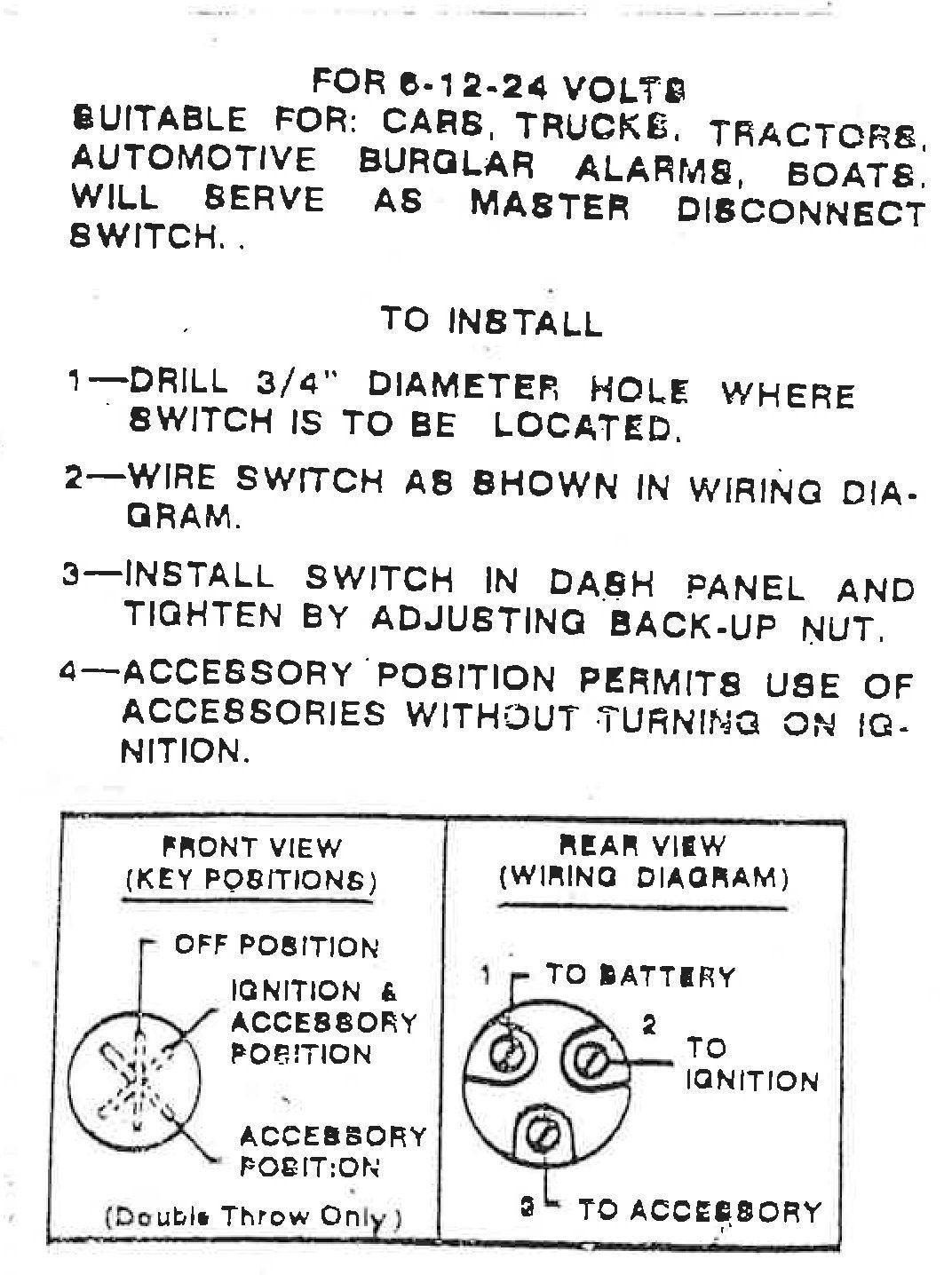 K&L Supply Switch Ignition 3 Way Universal K&s 21-5210, KL21-5210