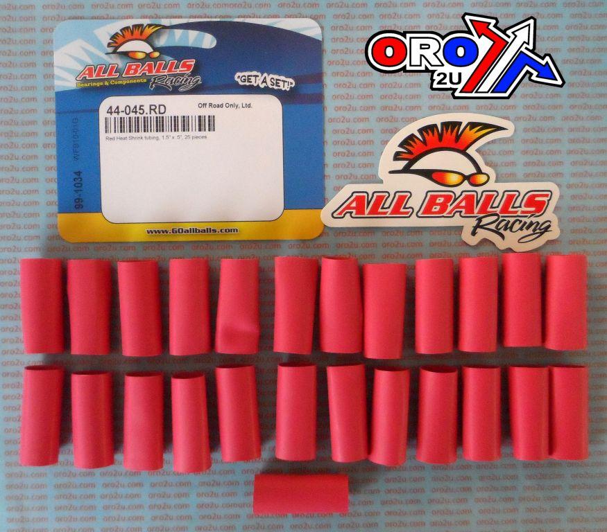 Tag-z Red Heat Shrink Pk/25, Allballs 99-1034
