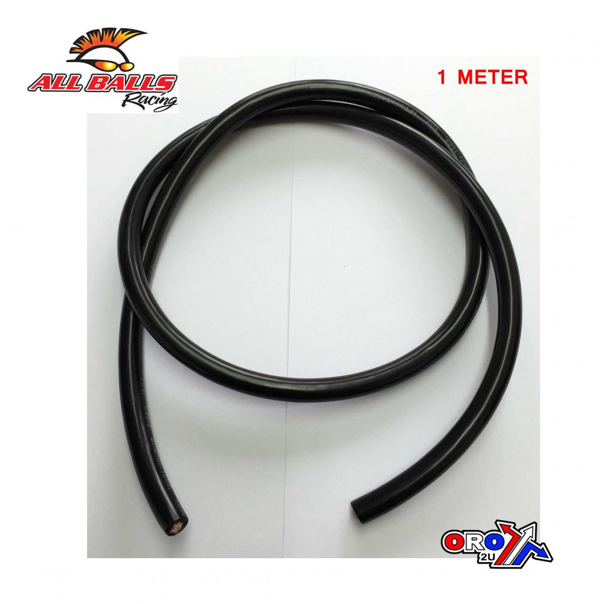 Tag-z 10mm Black Cable 1 Meter Each, 25mm2 / 170amps, Minimum Order 1 Meter or More