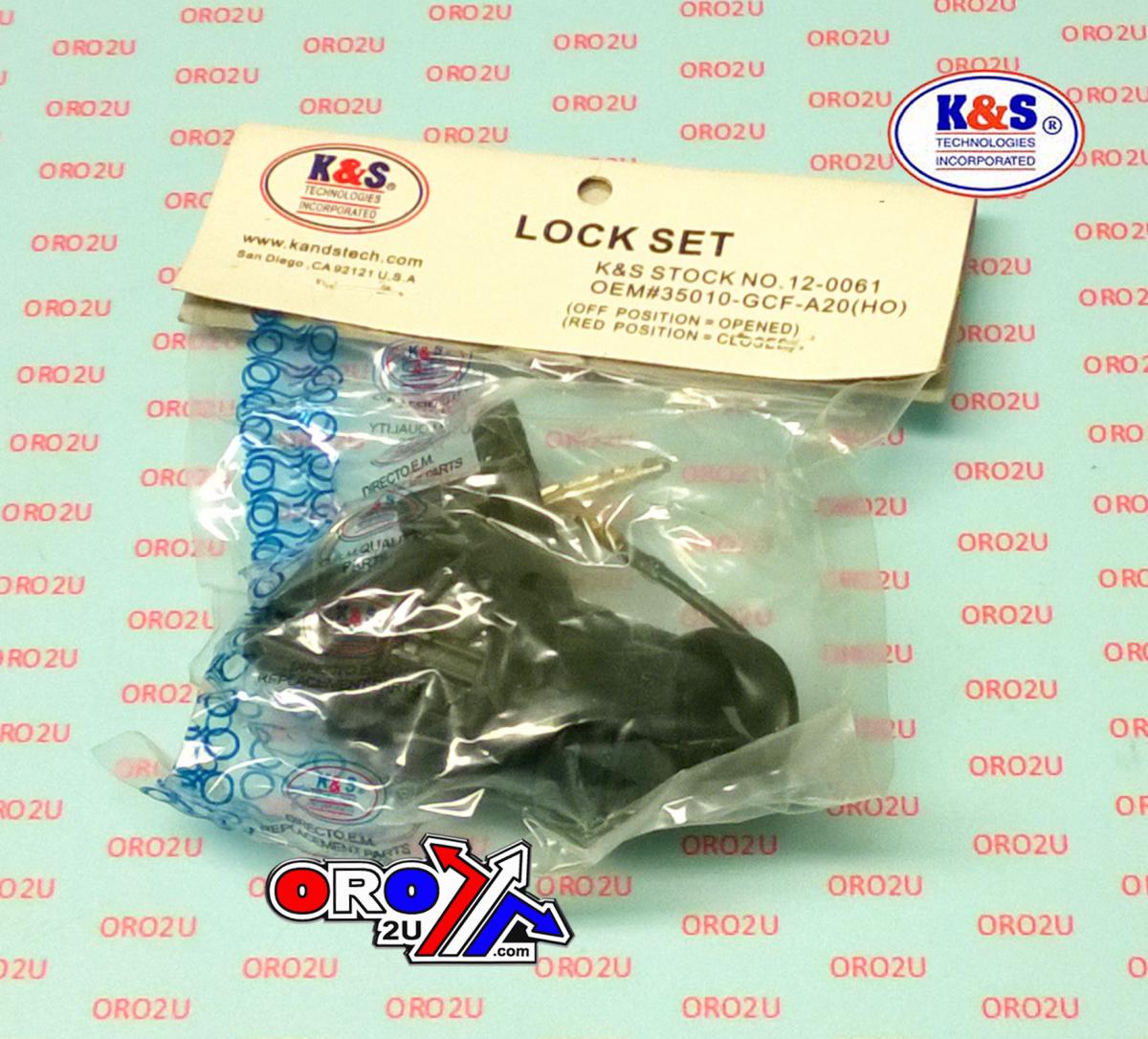 K&S Technologies Switch Ignition Off on, 35010-gcf-a20 Honda CRF Xr, KS12-0061 Off=open Red-close