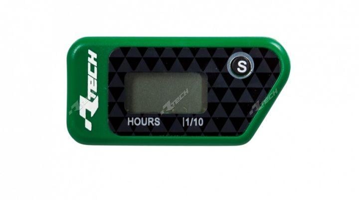 Rtech Plastics Wireless Hour Meter Green, Rtech R-hourmt002ve, R-hourmt002ve