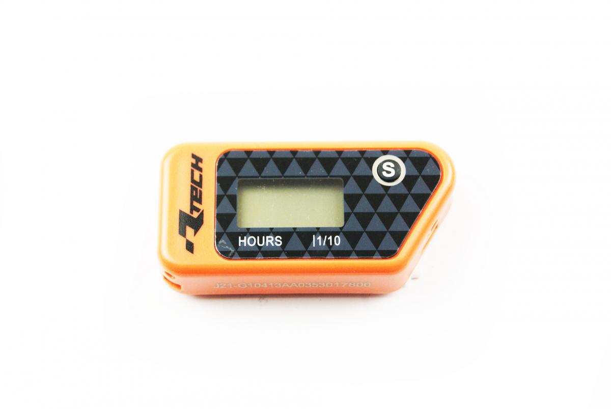 Rtech Plastics Wireless Hour Meter Orange, Rtech R-hourmt002ar, R-hourmt002ar