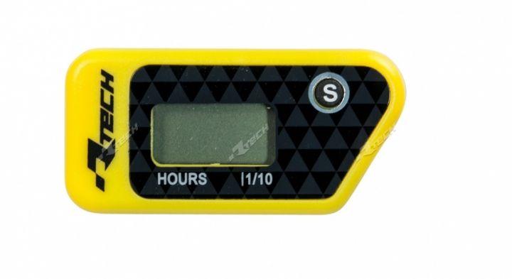 Rtech Plastics Wireless Hour Meter Yellow, Rtech R- Hourmt002gi, R-hourmt002gi