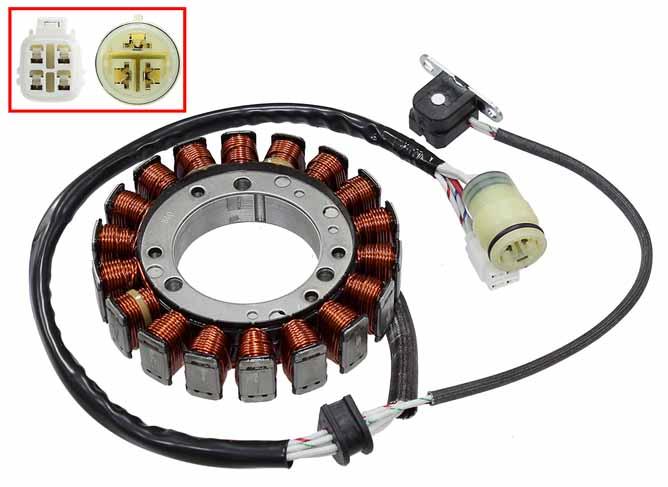 FIR Stator YFM350 YFM400 Raptor, 5nf-81410-00-00 Yamaha ATV, Yfm 350 Raptor 2004 - 2013, Yfm 350 Warrior 2002 - 2004, Yfm 400 Big Bear 2000 - 2011