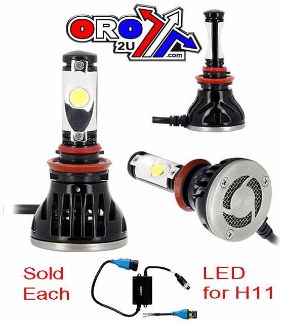 Sifam Bulb Led H11 12v 24w 2200lumen, Sold Each, Pla7034