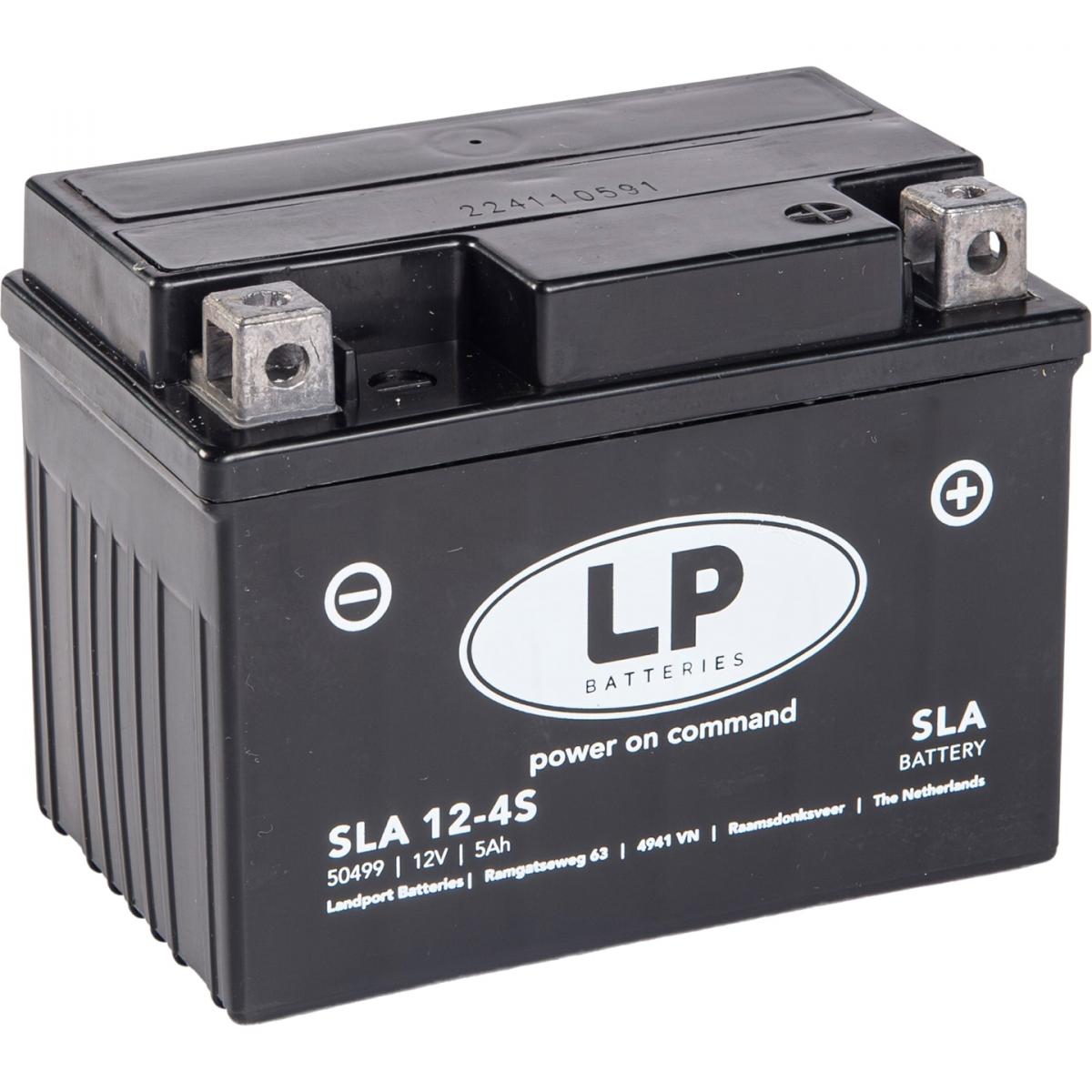 Landport Batteries Battery SLA12-4s 12v 5ah Seal, Landport 50590 Mb Sla 12-4s, (same As Ytx4l-bs), Ms Sla 12-4s