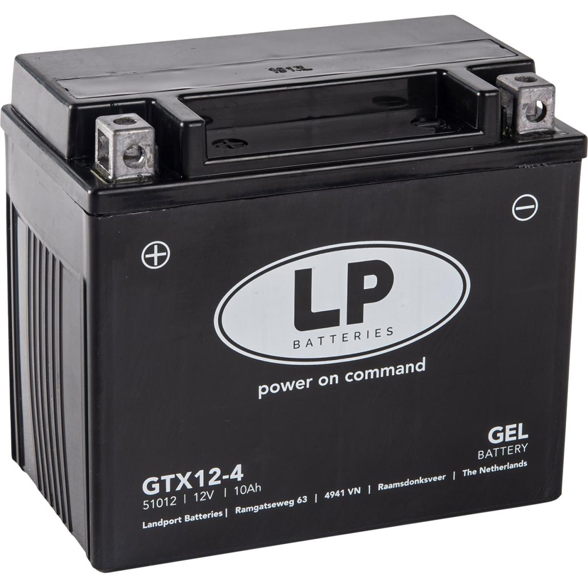 Landport Batteries Battery GTX12-4 (GTX12-bs) 12v 10ah Gel, Landport 51012, Mg LTX12-4, Mg GTX12-bs, Mg GTX12-4