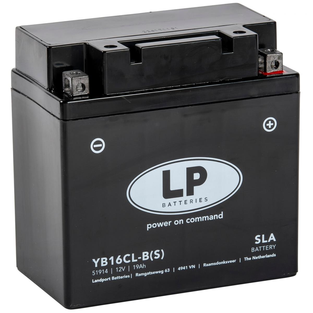 Landport Batteries Battery LB16CL-b 12v 21ah. Sla, Maintenance Free Sealed, Mb YB16CL-b (s), Ms LB16CL-b (s)