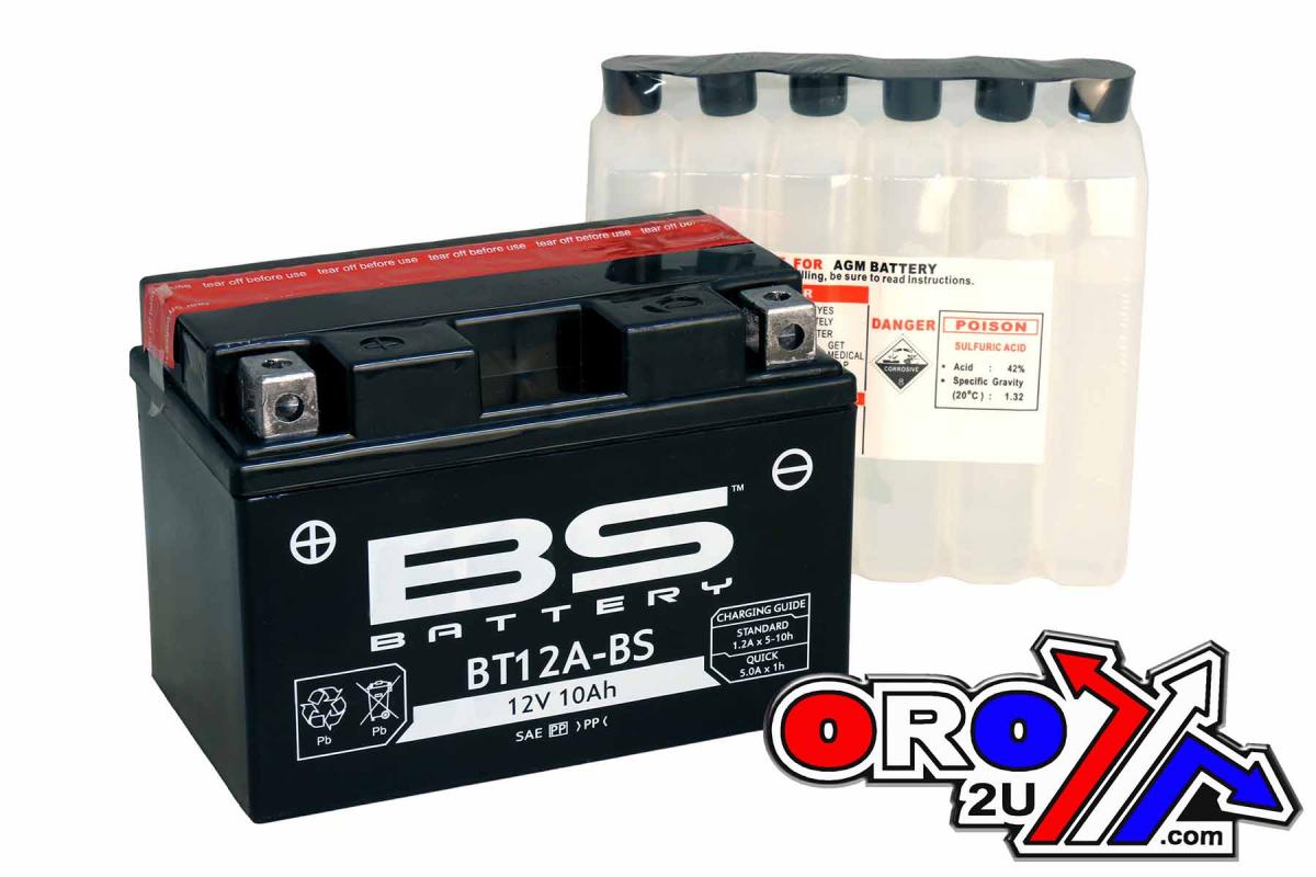 BS Batteries Battery YT12A-bs Ma.free Bs, Bs Maintenance Free BT12A-bs, 300602, Bs-BT12A-bs