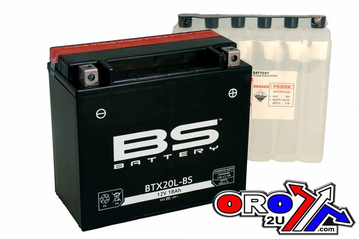 BS Batteries Battery YTX20-bs 12v 18ah. Mf, Bs Maintenance Free BTX20-bs, 300611, Bs-BTX20-bs