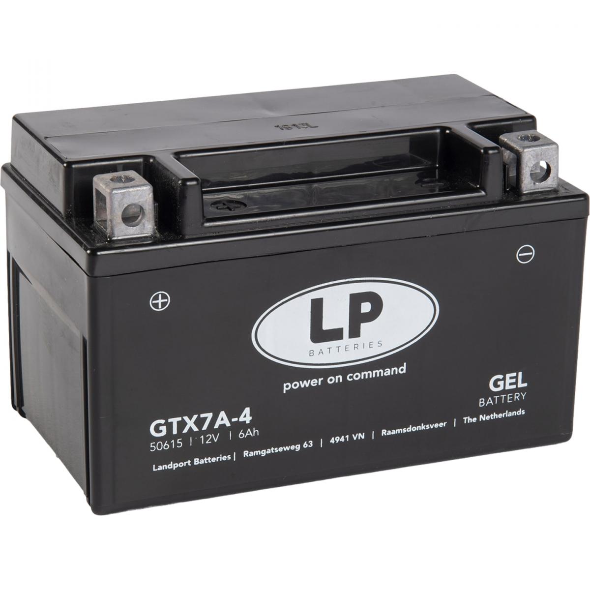 Landport Batteries Battery Mg Ltx7a-4 (gtx7a-bs) 12v 6ah. Gel, Landport 50615 Mg Gtx7a-bs