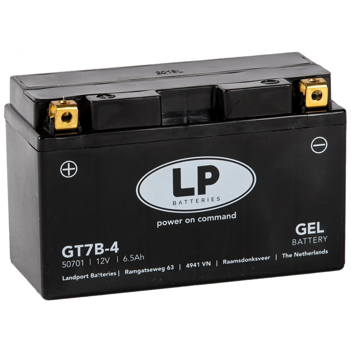 Landport Batteries Battery Lt7b-4 12v 6.5ah Gel, Landport 50798, Mg Lt7b-4, Mg Gt7b-4, (same As Yt7b-bs)