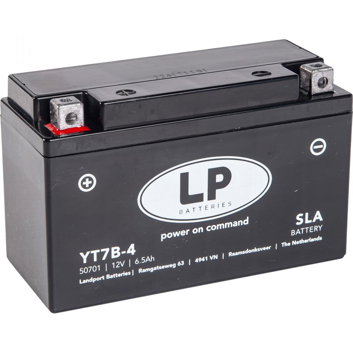Landport Batteries Battery Yt7b-4 12v 6.5ah., Landport 50798 Sealed Lead, (same As Yt7b-bs) Mb Yt7b-4, Ms Lt7b-4