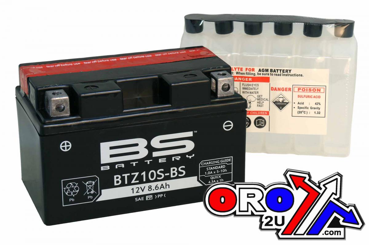 BS Batteries Battery YTZ10S-bs 12v Ma.free, Bs Maintenance Free BTZ10S-bs, 300696, Bs-BTZ10S-bs
