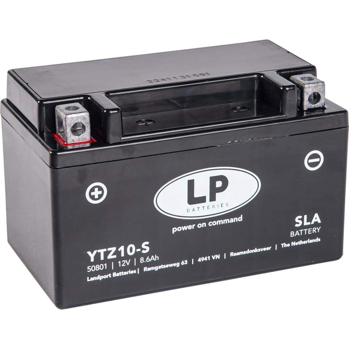 Landport Batteries Battery LTZ10-s 12v Sealed, Landport 50801 8.6ah., Mb YTZ10-s