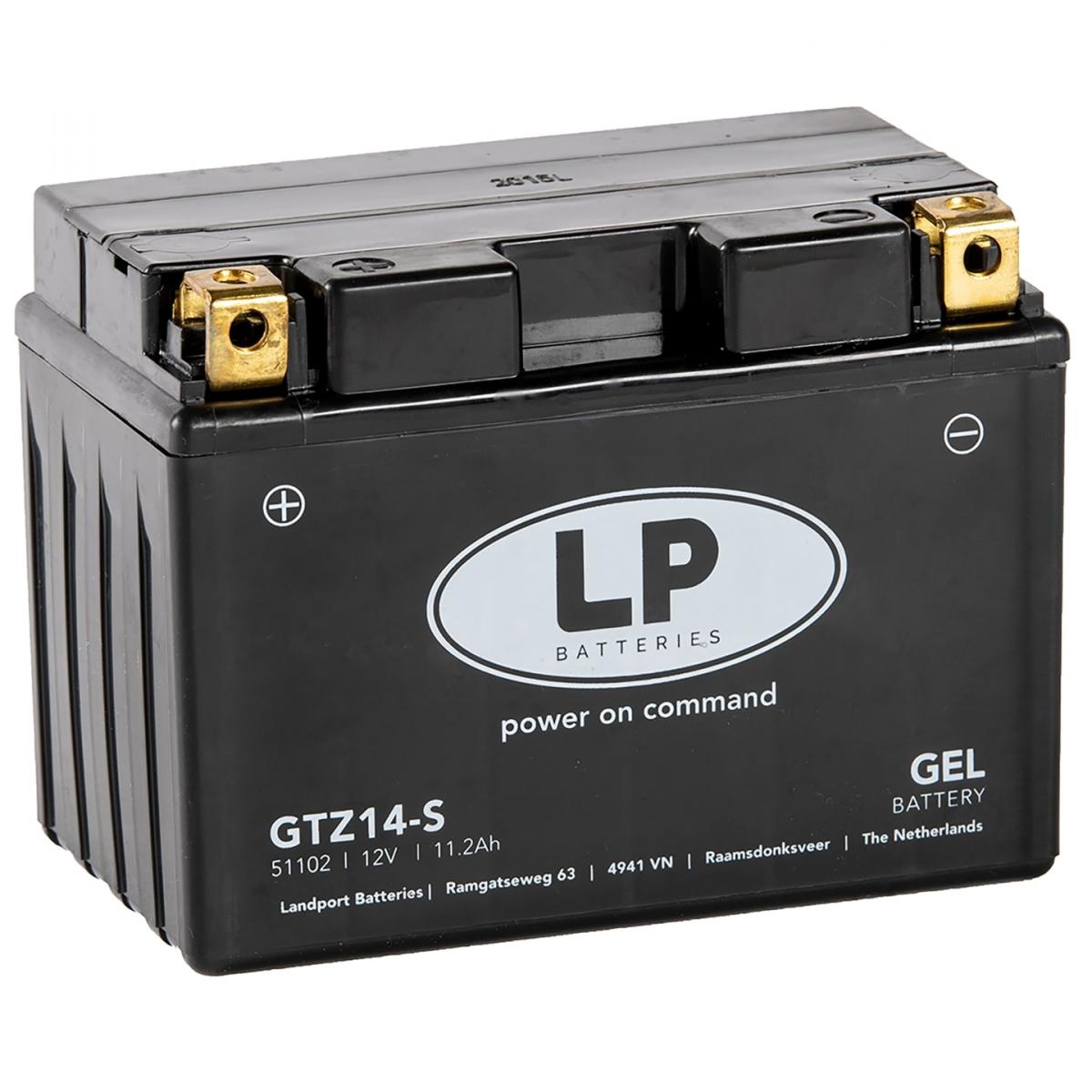 Landport Batteries Battery LTZ14-s 12v Gel, Landport 51102, Mg LTZ14-s. Mg GTZ14-s
