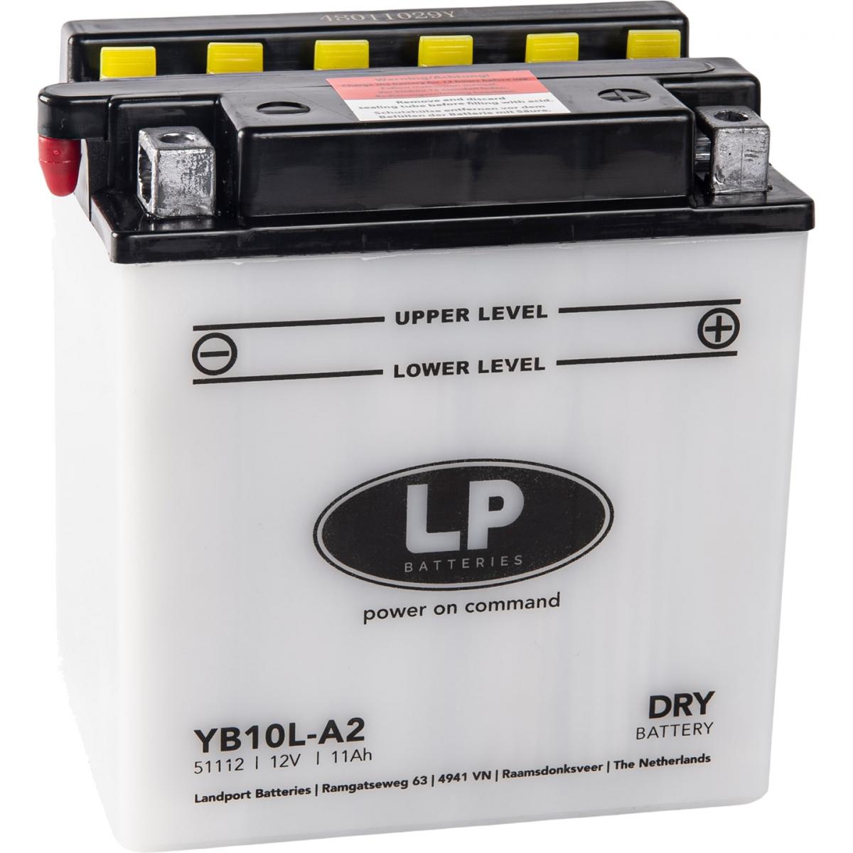 Landport Batteries Battery YB10L-a2 12v 11hh Dry, Landport 51112, Road, MC