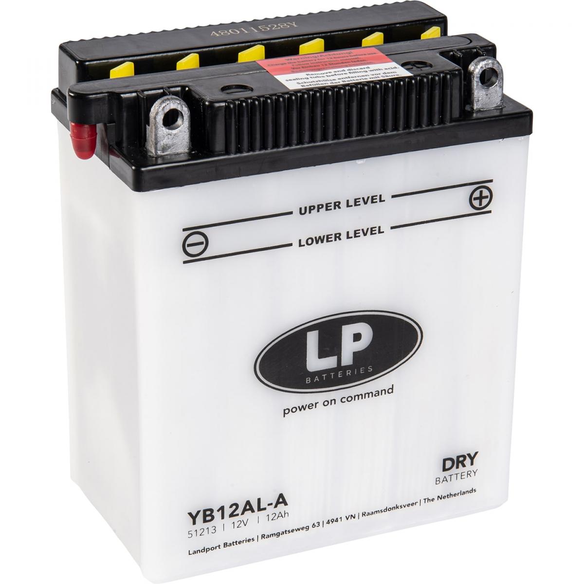 Landport Batteries Battery LB12AL-a 12v 12ah Dry, Landport 51213, Mb YB12AL-a