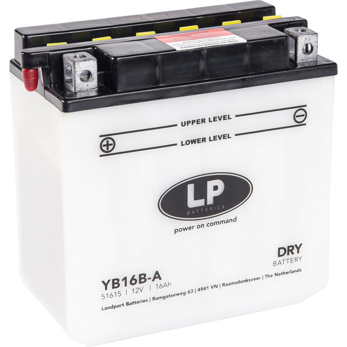 Landport Batteries Battery LB16B-a 12v 16ah. Dry, Landport 51615 Mb YB16B-a