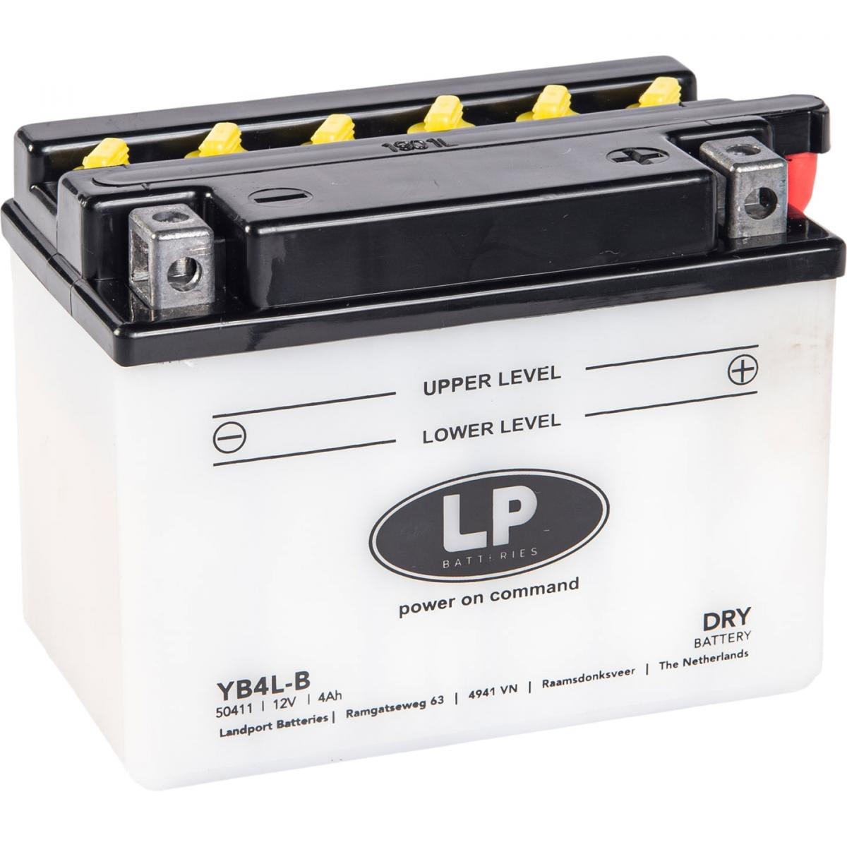 Landport Batteries Battery Lb4l-b 12v 4ah. Dry, Landport 50411 Mb Yb4l-b