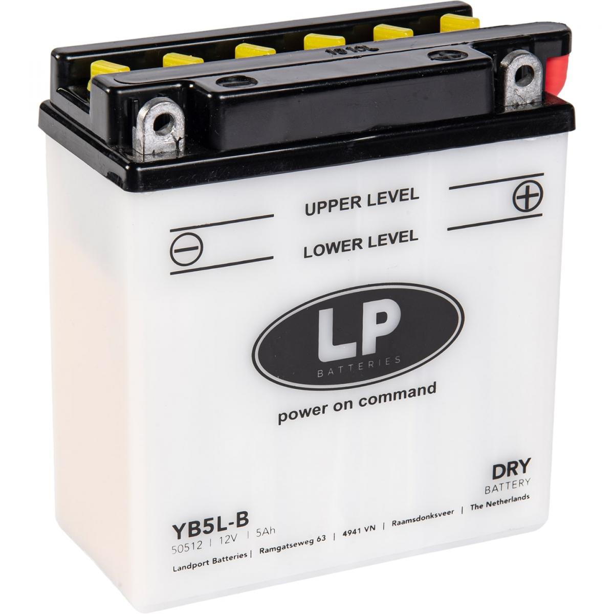 Landport Batteries Battery Yb5l-b 12v 5ah. Dry, Landport 50512, Mb Yb5l-b