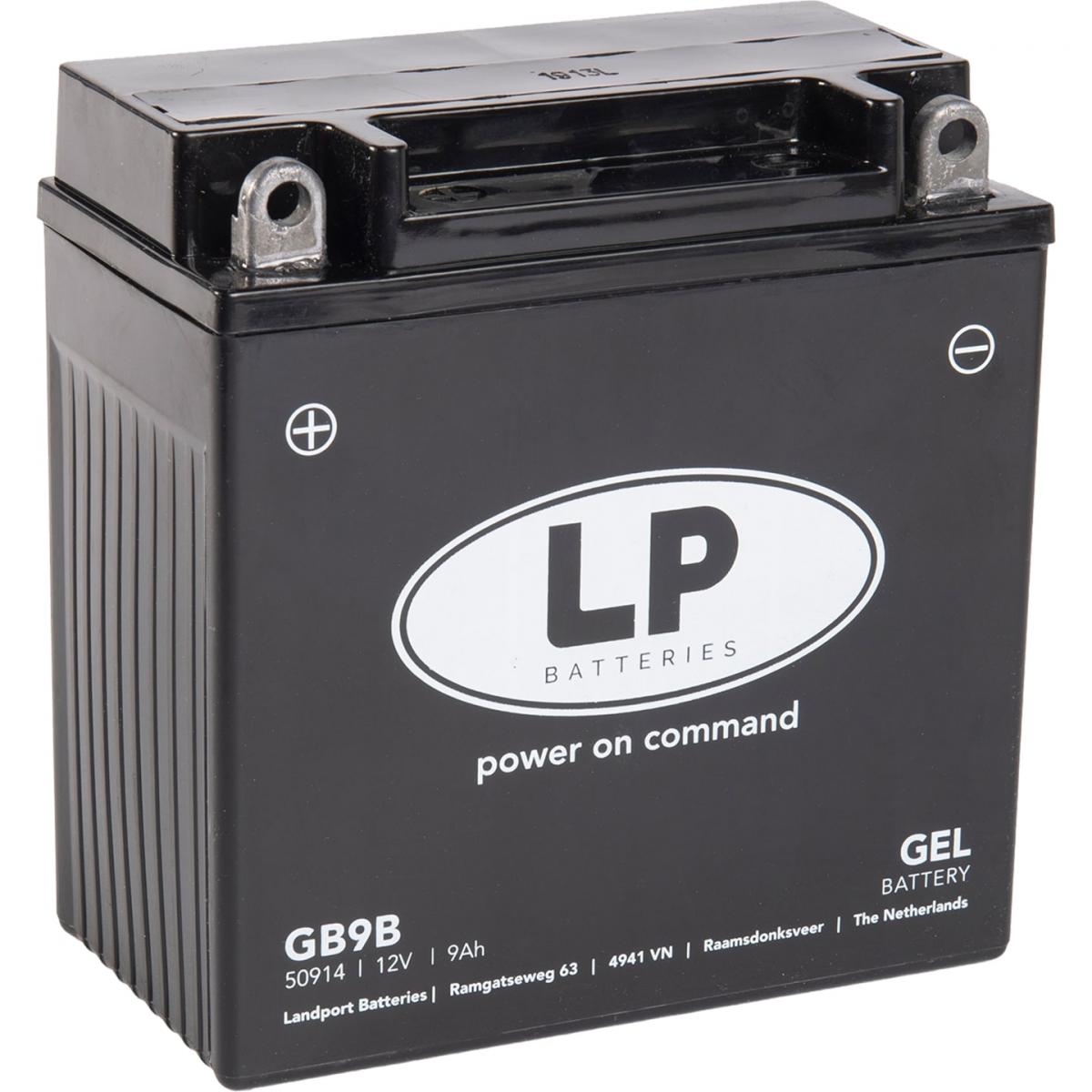 Landport Batteries Battery Gb9b 12v 9ah. Gel, Landport 50914, Mg Lb9b, Mg Gb9b, Mg Ltx9a-4