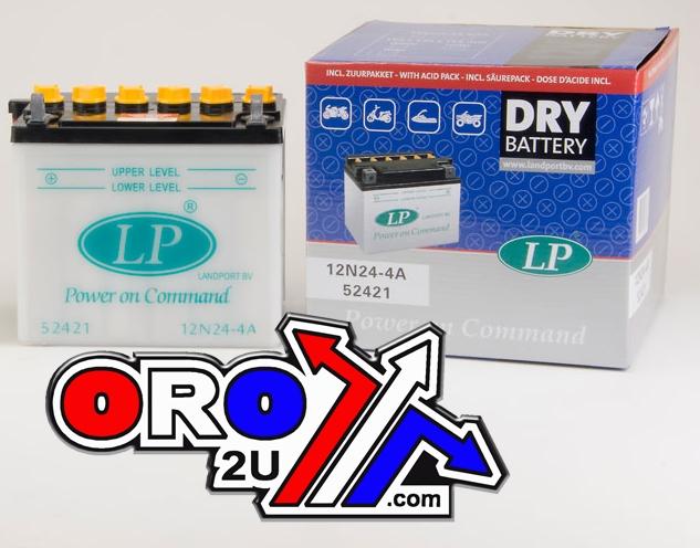 Landport Batteries Battery 12n24-4a 12v 24ah Dry, Landport 52421, Lb 12n24-4a