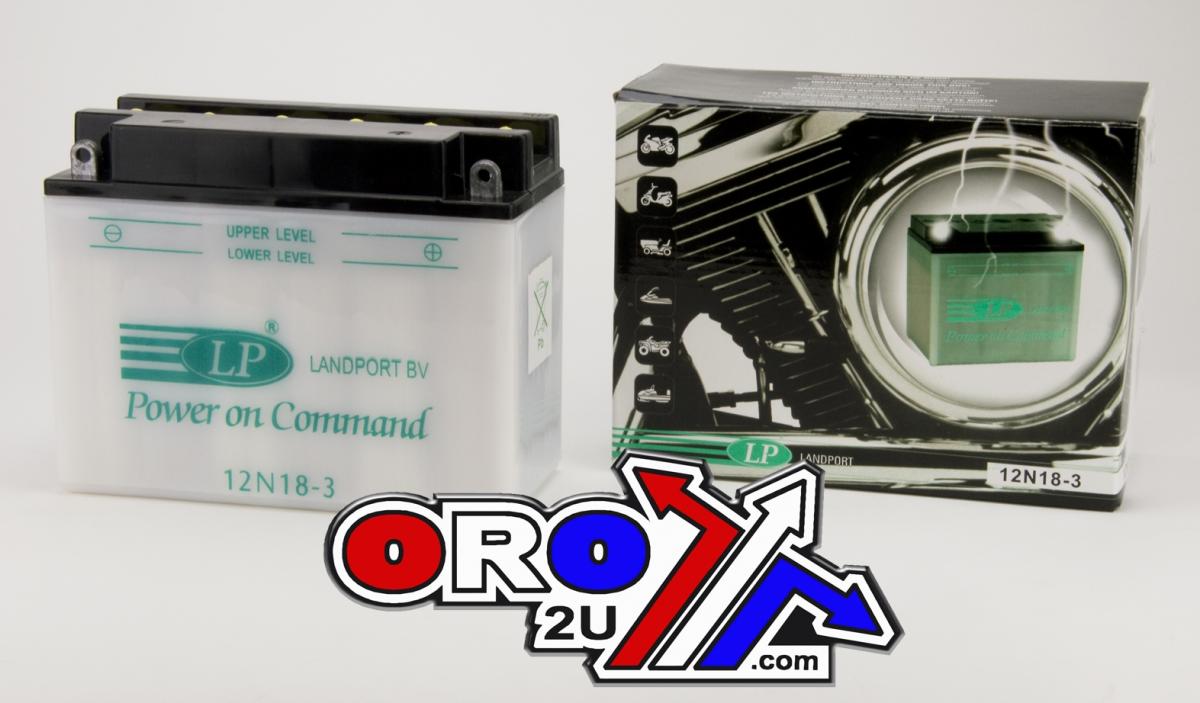 Landport Batteries Battery 12n18-3 12v 18ah. Dry Mb 12n18-3