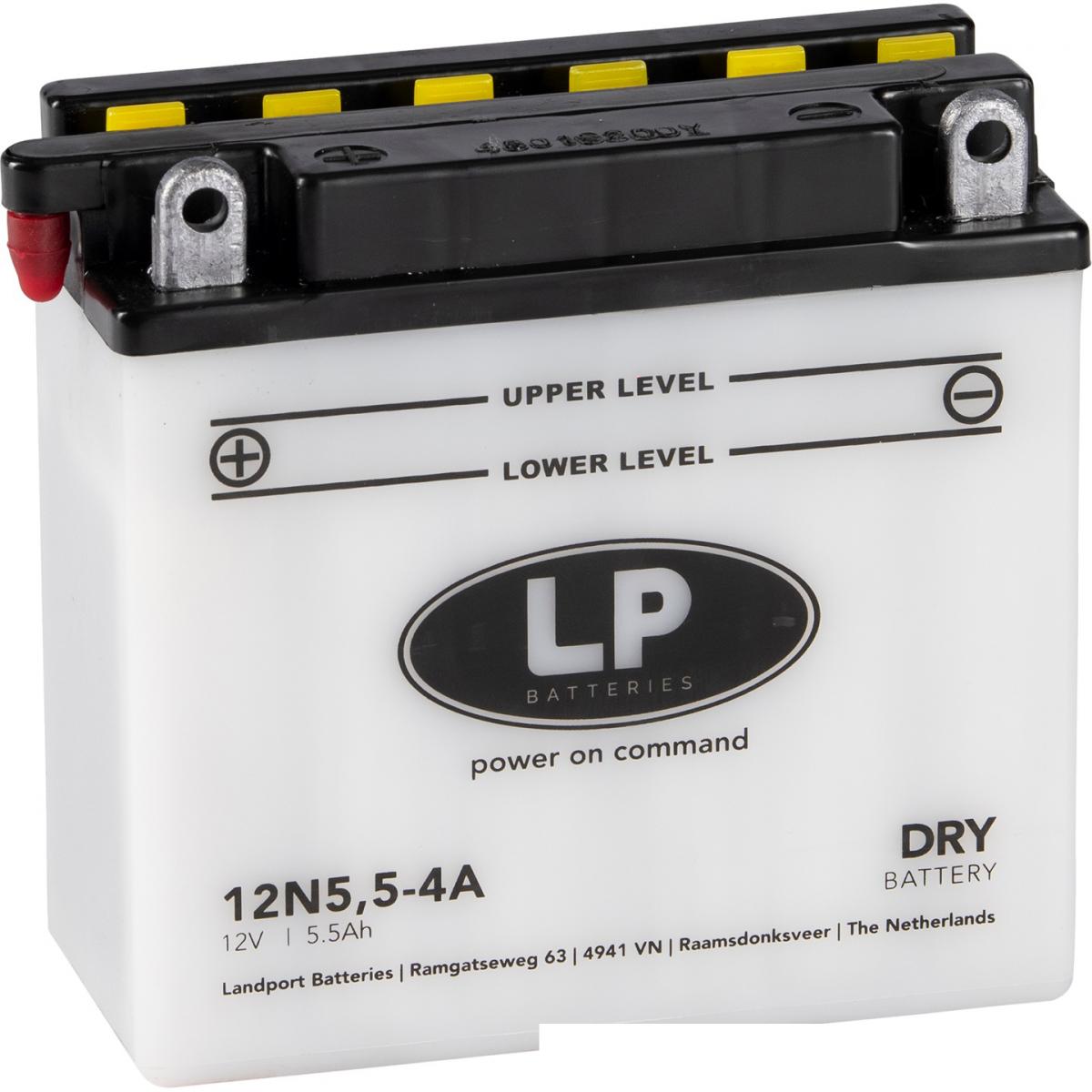 Landport Batteries Battery 12n5,5-4a 12v 5ah. Dry+acid, Landport Md 12n5.5-4a