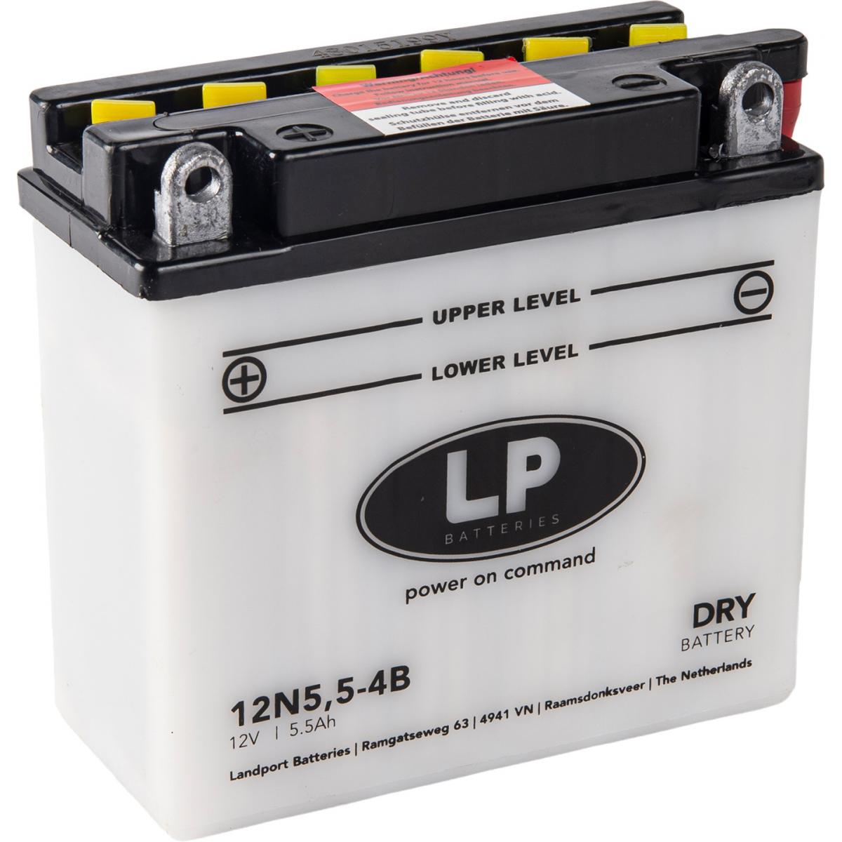 Landport Batteries Battery 12n5,5-4b 12v 5ah. Dry+acid, Landport 50613 Mb 12n5.5-4b, 12n5.5-4b