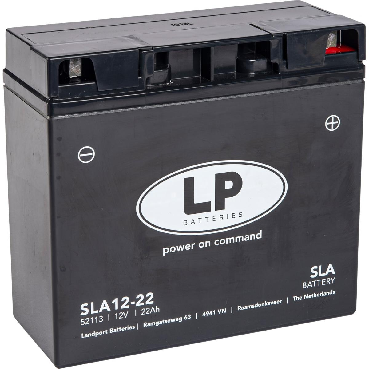 Landport Batteries Battery 12-22 12v 22ahrs Sla, SLA12-22 Mb Sla 12-22, Maintenance Free Sealed