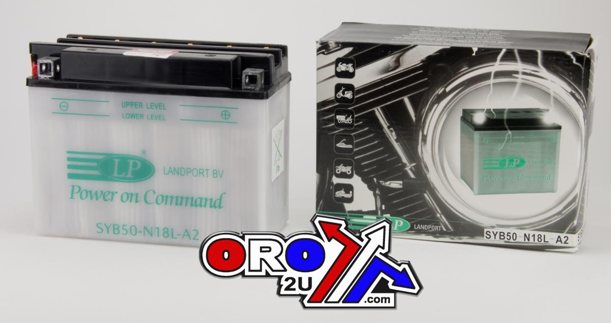 Landport Batteries Battery SYB50-n18l-a2 12v 20ah, SYB50-n18l-at, Y50n18-la2, Mb SYB50-n18l-a2
