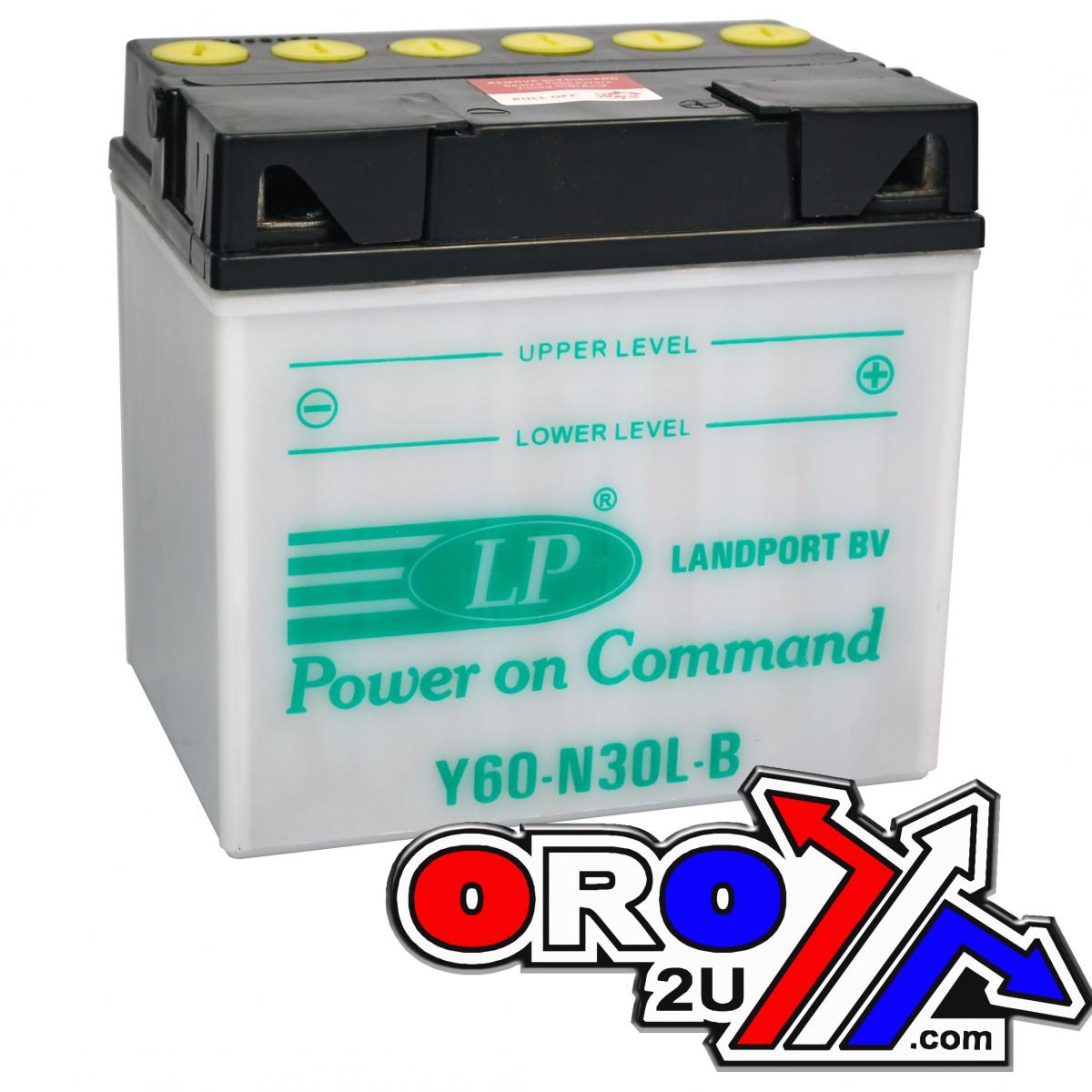 Landport Batteries Battery Y60-n30l-b 12v 30a Dry, Landport Y60n30lb 53034, Mb Y60n30l-b