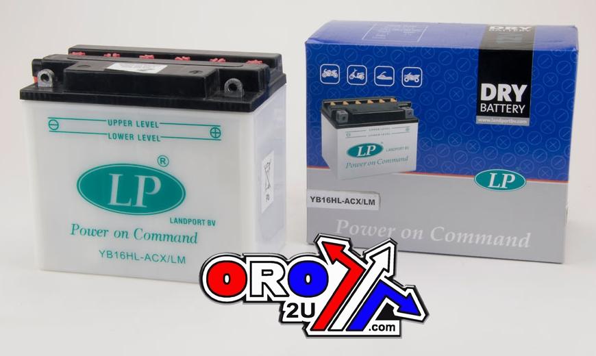 Landport Batteries Battery YB16HL-acx-lm 12v 19ah, Landport Yb16hlacxlm Dry, Mb YB16HL-acx/lm