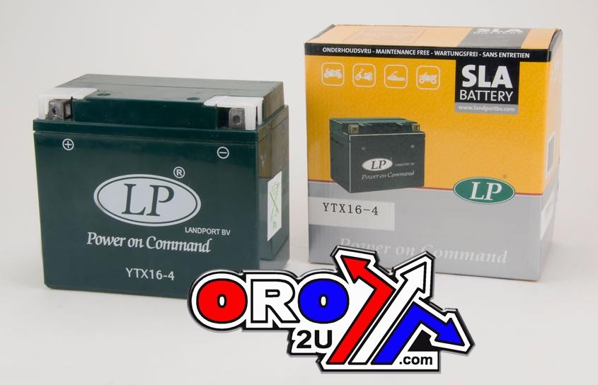 Landport Batteries Battery LTX16-4 Sealed, Landport12v 19ah.