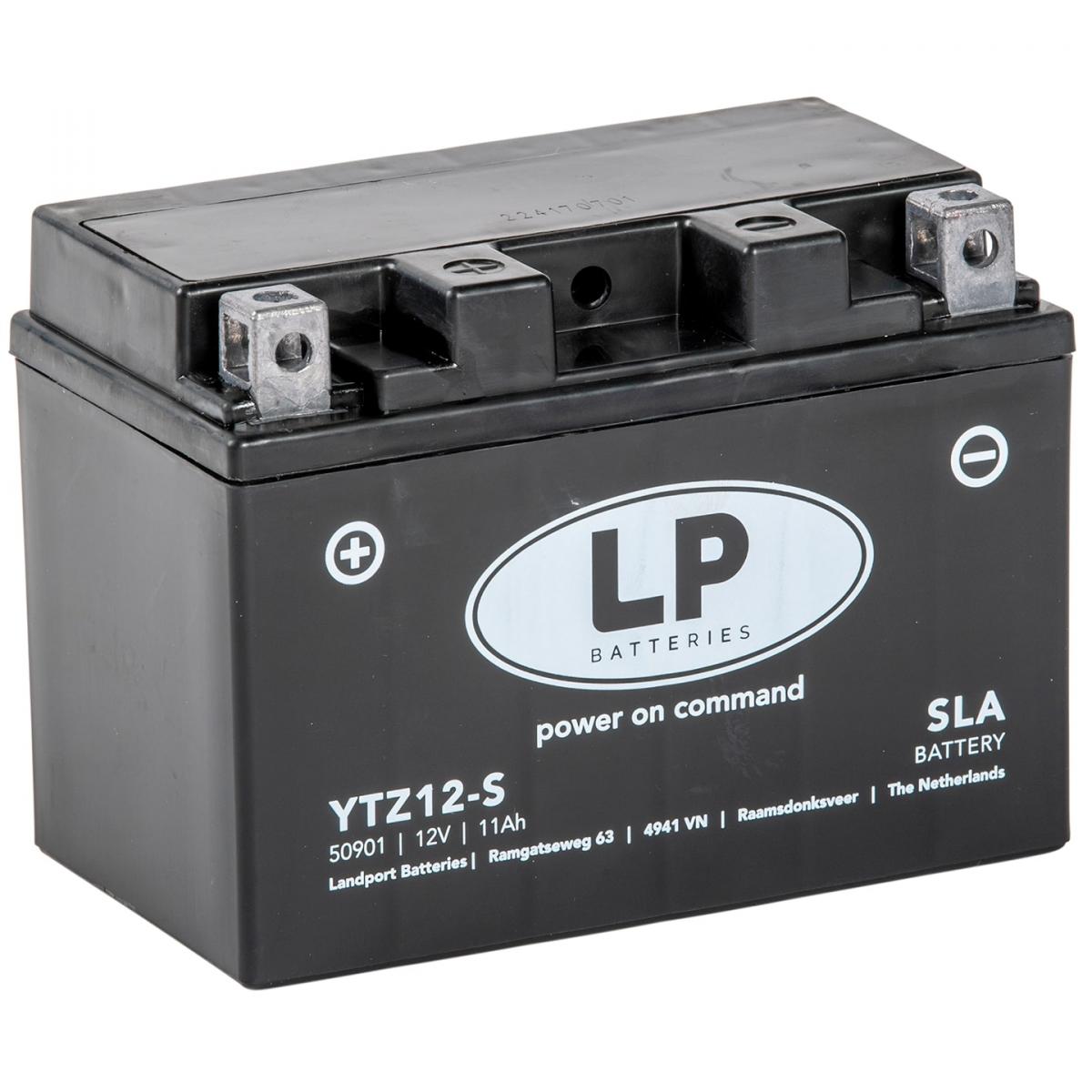 Landport Batteries Battery LTZ12-s 12v Sealed, Landport11.2ah. 50901, Mb YTZ12-s, Ms LTZ12-s