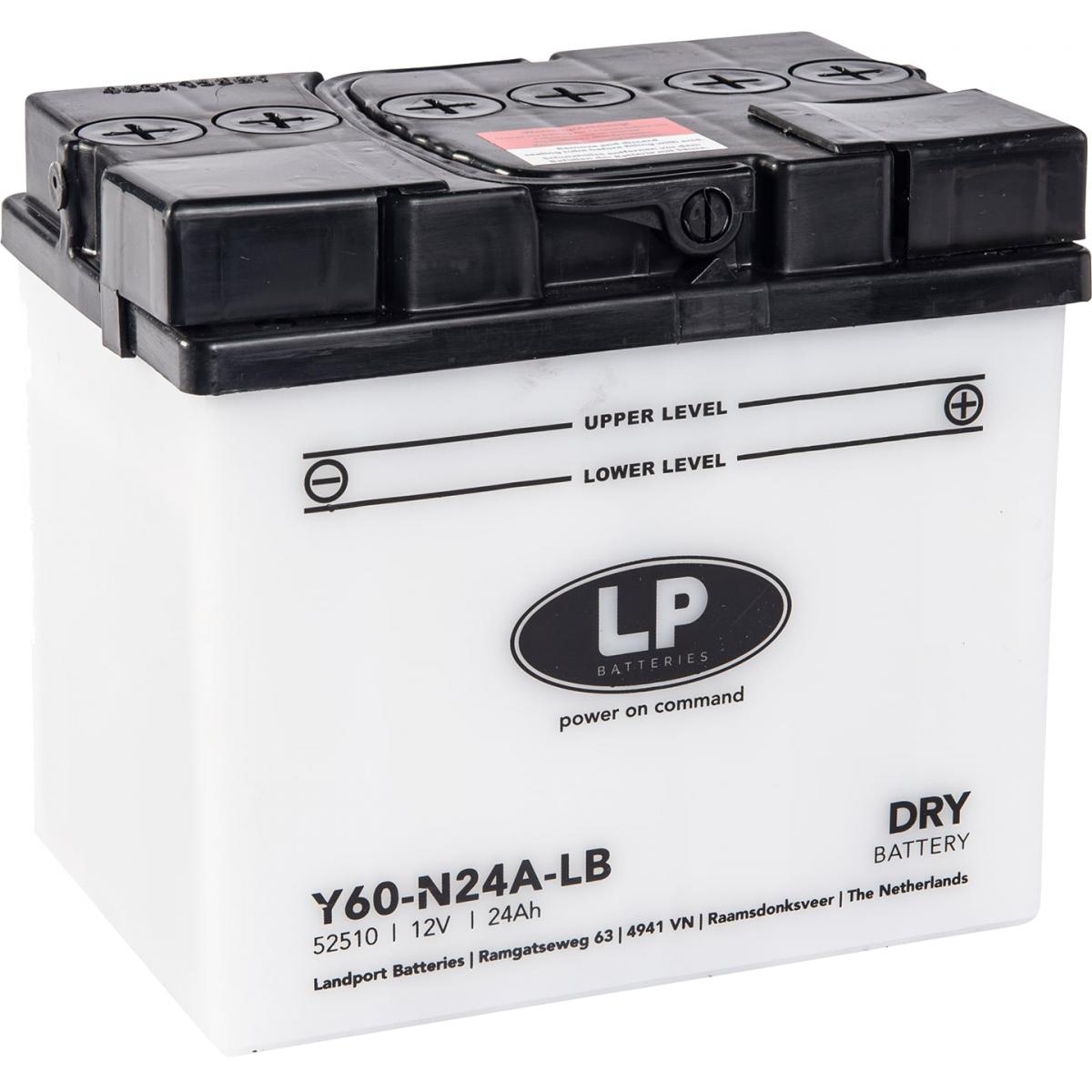 Landport Batteries Battery L60-n24a-lb Dry 12v, Landport Mb Y60-n24a-lb