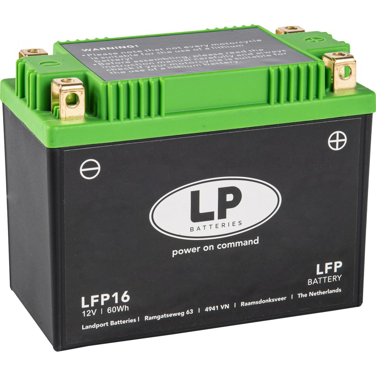 Landport Batteries Battery Lithium 12v LFP16, YB16-b YB16L-a2 YB18L-a2, YB16HL-a-cx YB18-a SYB16L-b
