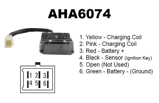 Arrowhead Electrical Regulator Voltage Honda, 31600-kbb-901 Aha6074, 31600-kbb-901 / 31600-kr1-761/ 31600-ky7-000