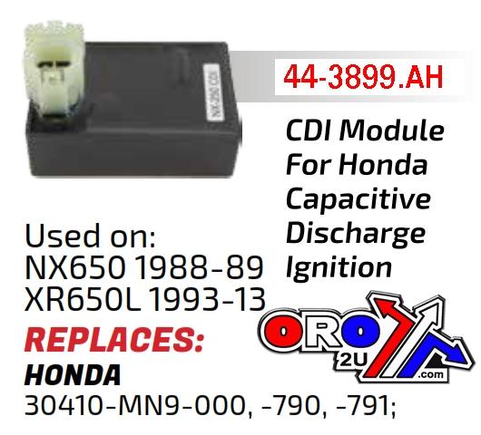 Arrowhead Electrical Cdi Box Honda NX650, XR650L, 30410-mn9-000, Iha6047, 1640, 30410-mn9-790, 30410-mn9-791