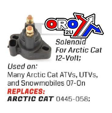 Arrowhead Electrical Solenoid Arctic Cat ATV UTV, Smu6015, 0445-058