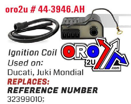 Arrowhead Electrical Coil Ignition Arrowhead 91-05 Ducati Juki Mondial Aprilia Rs 50 Af1 Classic Europa MX Supermoto Pegaso Red Rose Rs Tuono Rx Imc0005 32399010
