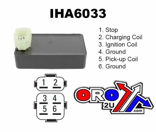 Arrowhead Electrical Cdi Box Hon TRX300 89-93, 30410-hc4-770, Arrowhead Iha6033, Esp10027 ATV, at-01564 44-494.dz