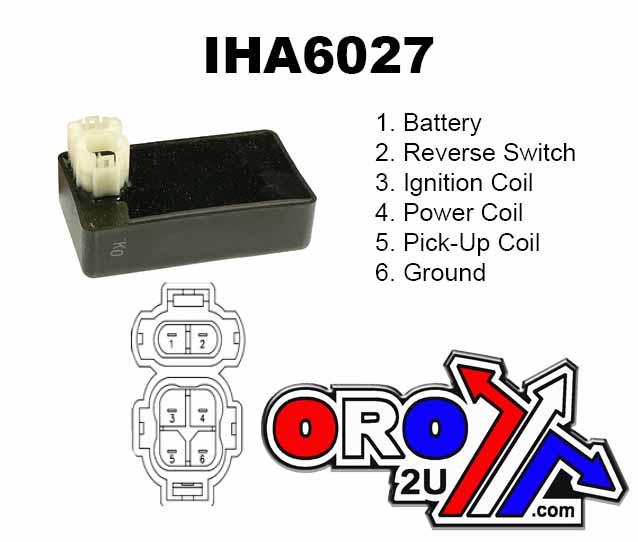 Arrowhead Electrical Cdi Box TRX300 93-06 Honda, 30410-hm3-003, Esp1544, Iha6027 ATV