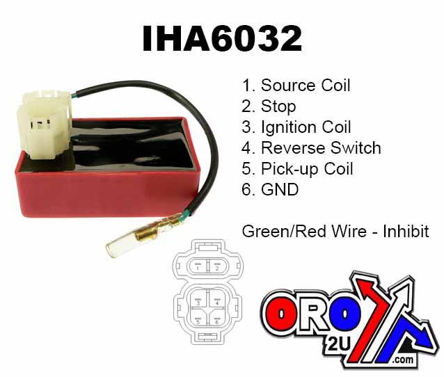 Arrowhead Electrical Cdi Box TRX90 1993-05, 30410-hf7-008, 160-02027, Iha6032,at-01082