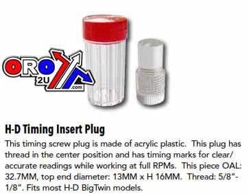 K&L Supply Hd Timing Insert Plug, K&l 35-5001 Harleys